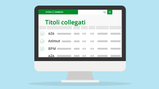 Trading online: infografica titoli collegati